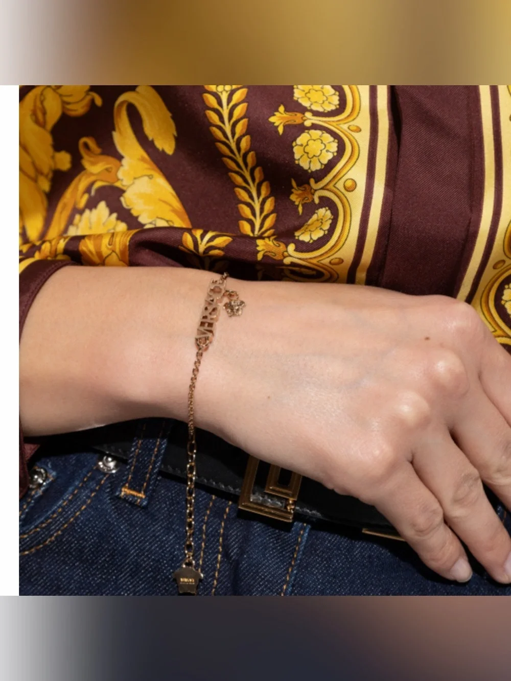 VERSACE Medusa logo bar bracelet